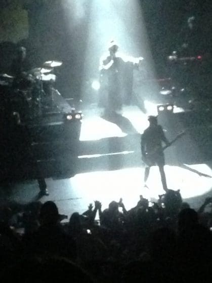 Papa Emeritus III and some Nameless Ghouls holding court.