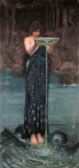 Circe Invidiosa *oil on canvas *180.7 x 87.4 cm *1892