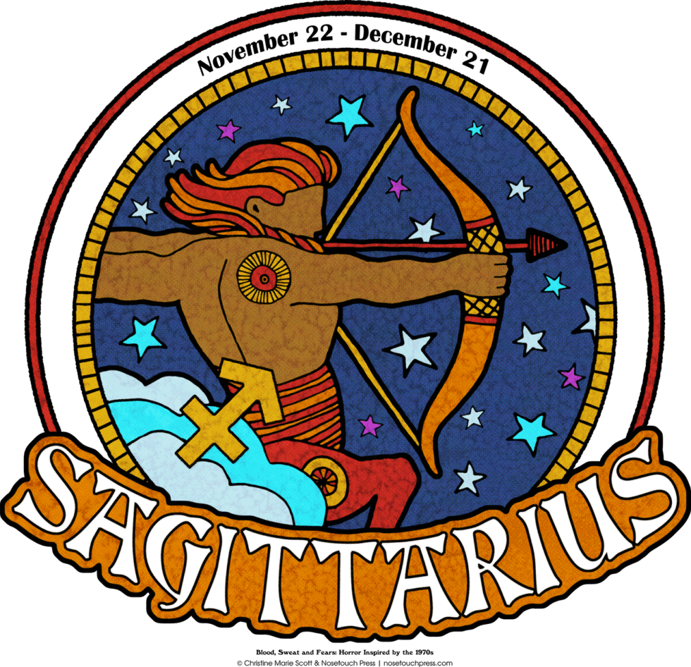 Sagittarius What's Your Sign Nosetouch Press Blood, Sweat, and Fears