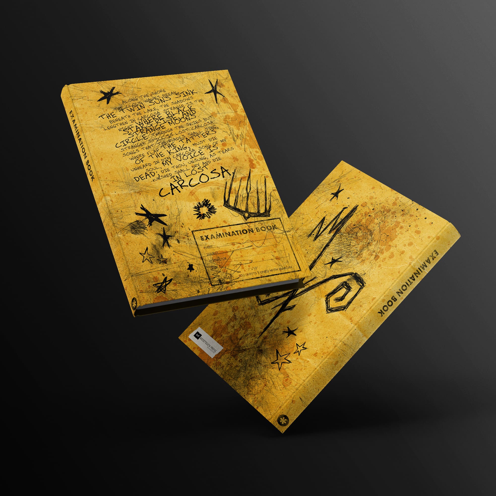 The Thing in Yellow Hardcover Examination Book Journal